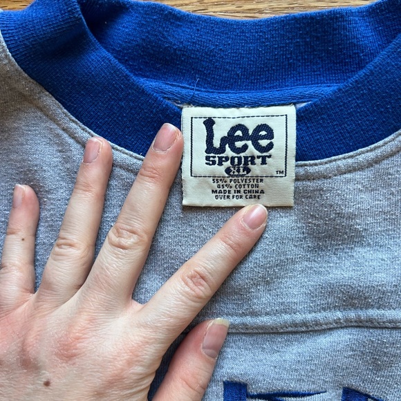 Vintage Lee Duke Blue Devils Gray Crewneck Sweatshirt - Picture 3 of 8